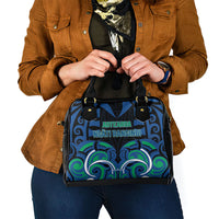 Aotearoa Ngati Ranginui Shoulder Handbag New Zealand Traditional Maori Pattern DT05 - Polynesian Pride