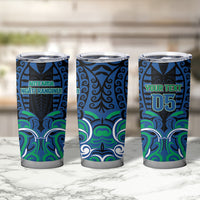 Custom Aotearoa Ngati Ranginui Tumbler Cup New Zealand Traditional Maori Pattern DT05 - Polynesian Pride