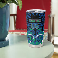 Custom Aotearoa Ngati Ranginui Tumbler Cup New Zealand Traditional Maori Pattern DT05 - Polynesian Pride