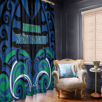Aotearoa Ngati Ranginui Window Curtain New Zealand Traditional Maori Pattern DT05 - Polynesian Pride