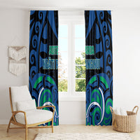 Aotearoa Ngati Ranginui Window Curtain New Zealand Traditional Maori Pattern DT05 - Polynesian Pride