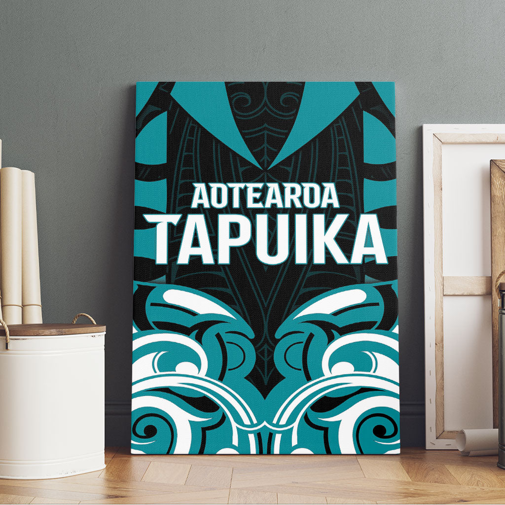 Aotearoa Tapuika Canvas Wall Art New Zealand Traditional Maori Pattern DT05 - Polynesian Pride