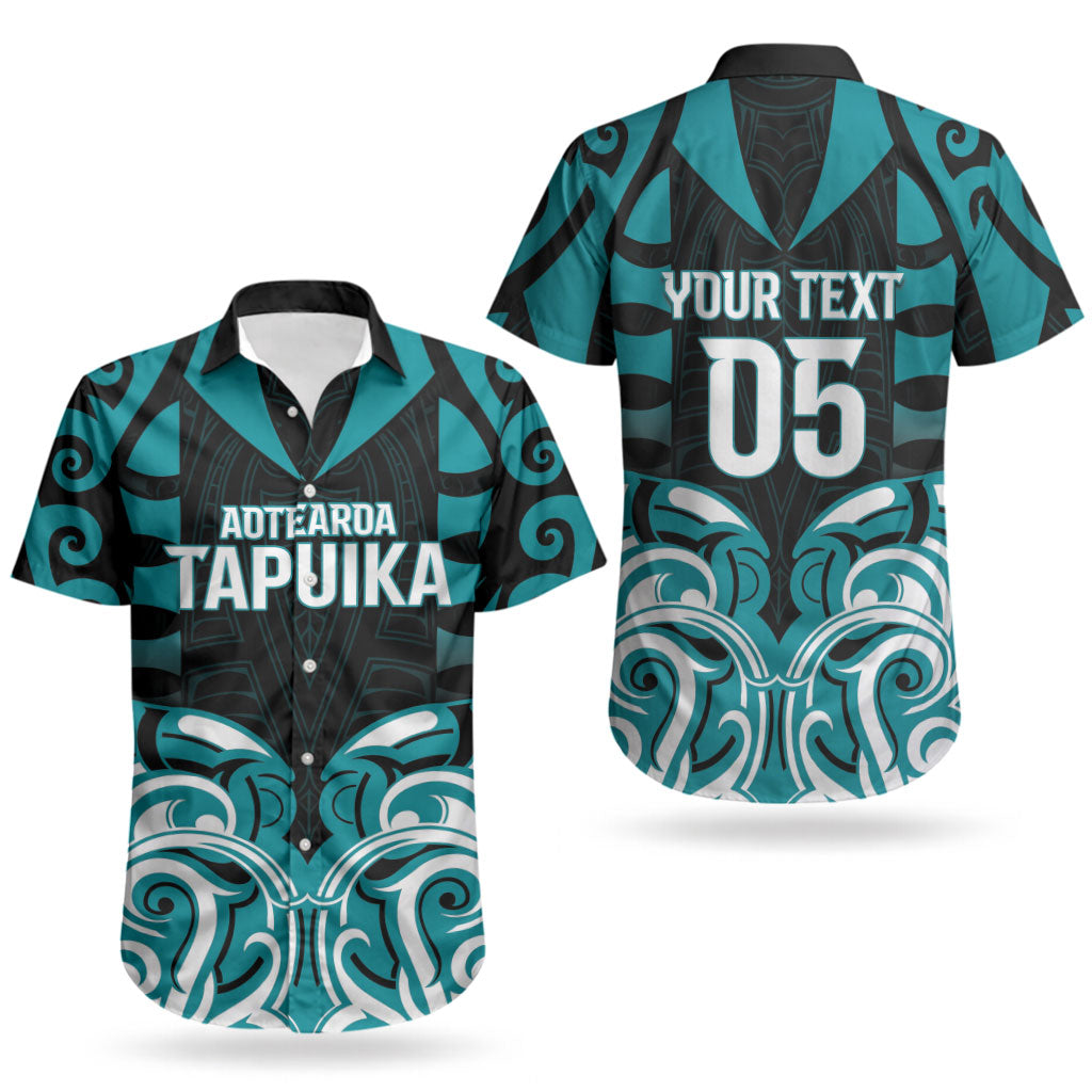Custom Aotearoa Tapuika Couples Matching Puletasi and Hawaiian Shirt New Zealand Traditional Maori Pattern DT05 - Polynesian Pride