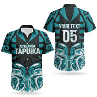 Custom Aotearoa Tapuika Couples Matching Puletasi and Hawaiian Shirt New Zealand Traditional Maori Pattern DT05 - Polynesian Pride