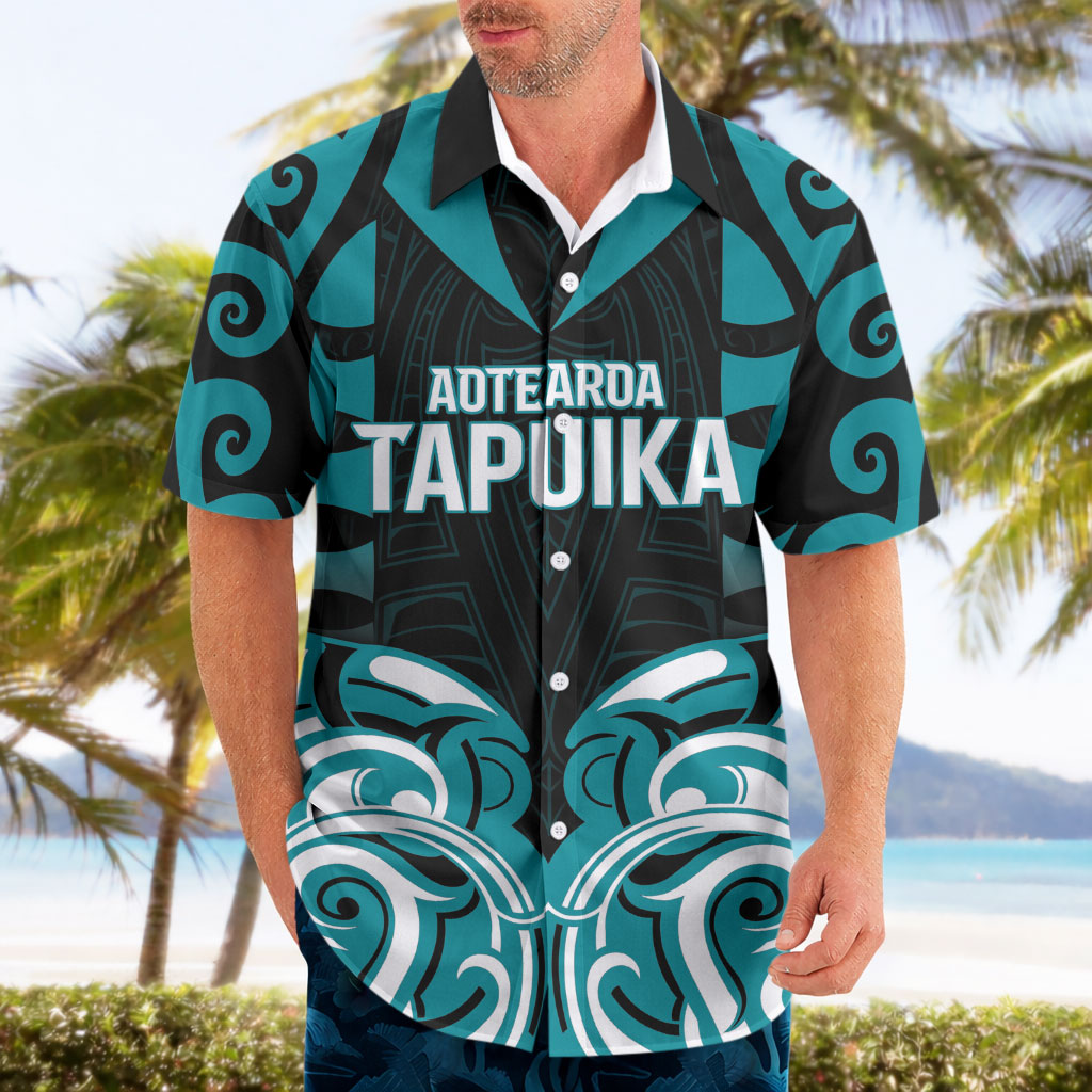 Custom Aotearoa Tapuika Hawaiian Shirt New Zealand Traditional Maori Pattern DT05 - Polynesian Pride