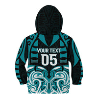 Custom Aotearoa Tapuika Kid Hoodie New Zealand Traditional Maori Pattern DT05 - Polynesian Pride