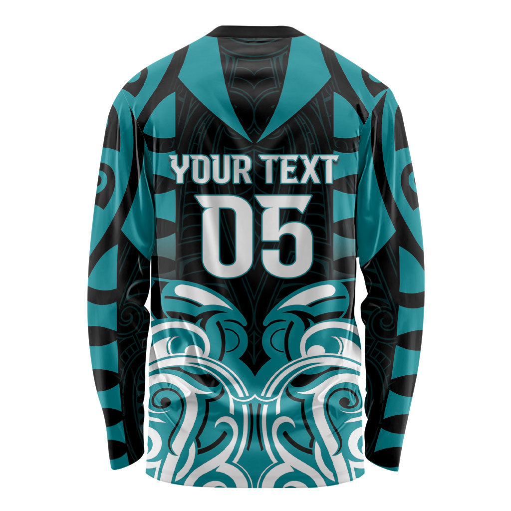 Custom Aotearoa Tapuika Long Sleeve Shirt New Zealand Traditional Maori Pattern DT05 - Polynesian Pride