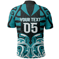 Custom Aotearoa Tapuika Polo Shirt New Zealand Traditional Maori Pattern DT05 - Polynesian Pride