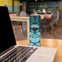Custom Aotearoa Tapuika Skinny Tumbler New Zealand Traditional Maori Pattern DT05 - Polynesian Pride
