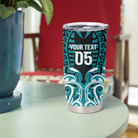 Custom Aotearoa Tapuika Tumbler Cup New Zealand Traditional Maori Pattern DT05 - Polynesian Pride