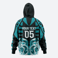 Custom Aotearoa Tapuika Zip Hoodie New Zealand Traditional Maori Pattern DT05 - Polynesian Pride