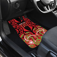 Custom Aotearoa Ngati Maru Car Mats New Zealand Traditional Maori Pattern DT05 - Polynesian Pride