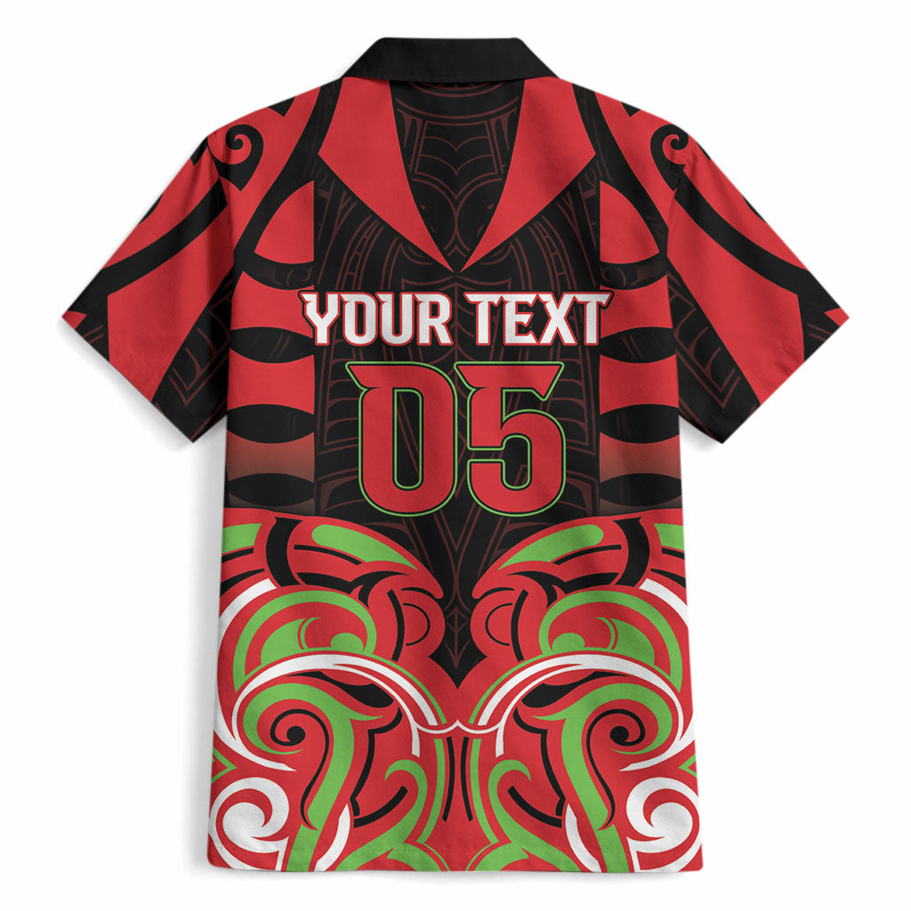 Custom Aotearoa Ngati Maru Hawaiian Shirt New Zealand Traditional Maori Pattern DT05 - Polynesian Pride