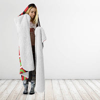 Aotearoa Ngati Maru Hooded Blanket New Zealand Traditional Maori Pattern DT05 - Polynesian Pride