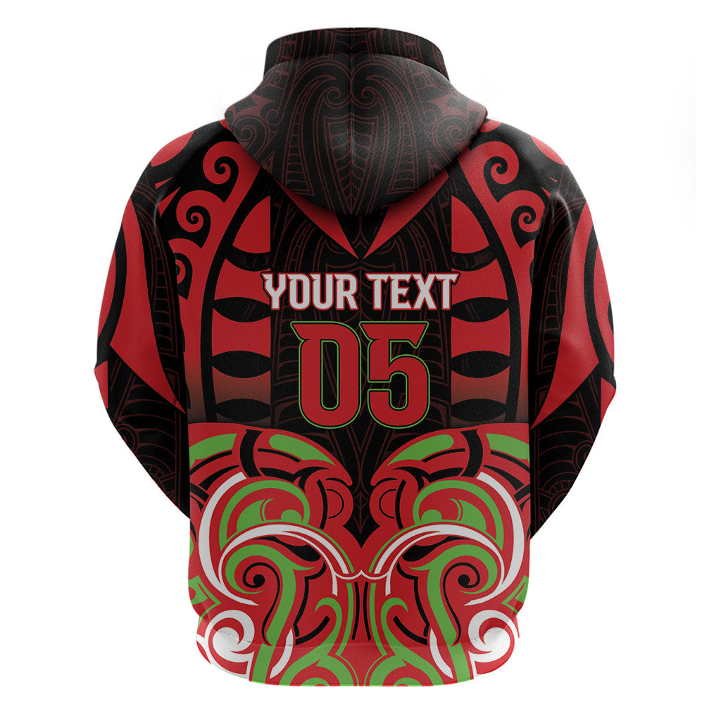 Custom Aotearoa Ngati Maru Hoodie New Zealand Traditional Maori Pattern DT05 - Polynesian Pride