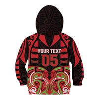 Custom Aotearoa Ngati Maru Kid Hoodie New Zealand Traditional Maori Pattern DT05 - Polynesian Pride