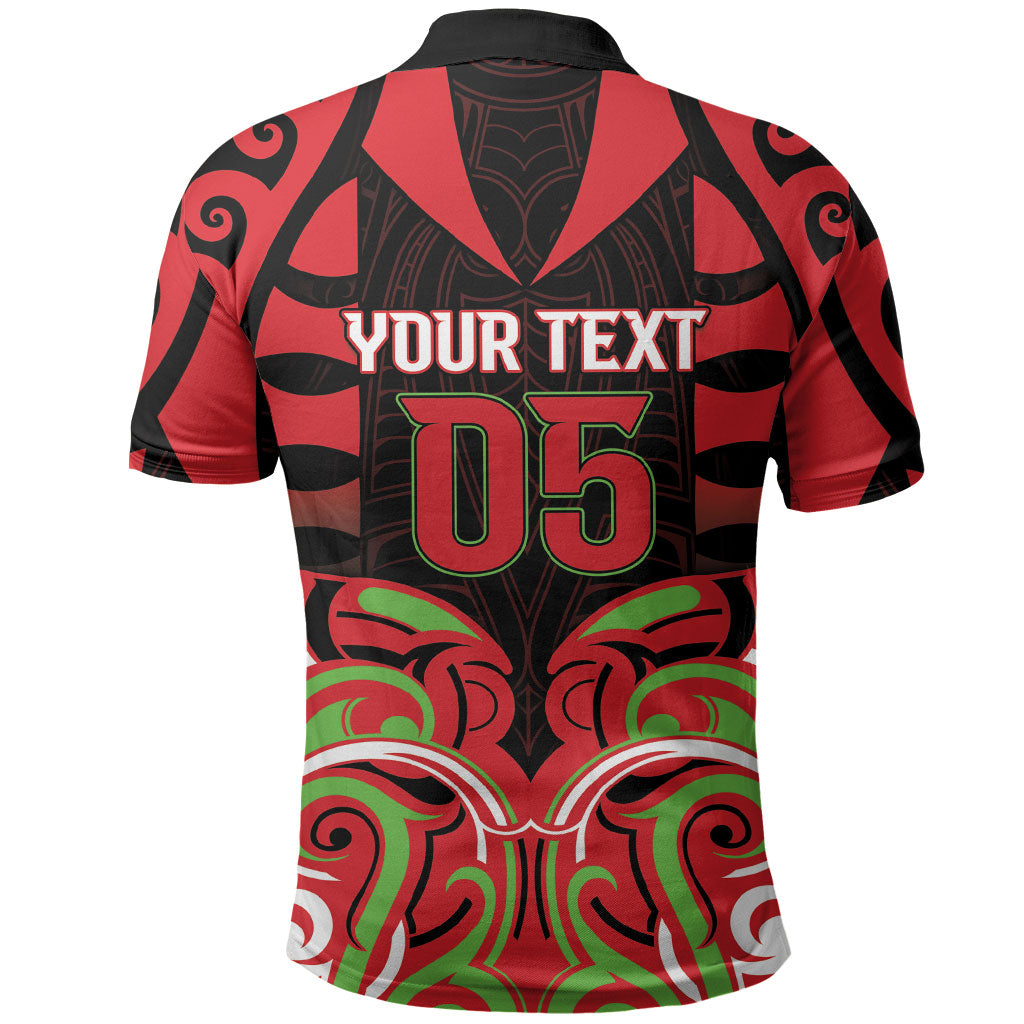 Custom Aotearoa Ngati Maru Polo Shirt New Zealand Traditional Maori Pattern DT05 - Polynesian Pride