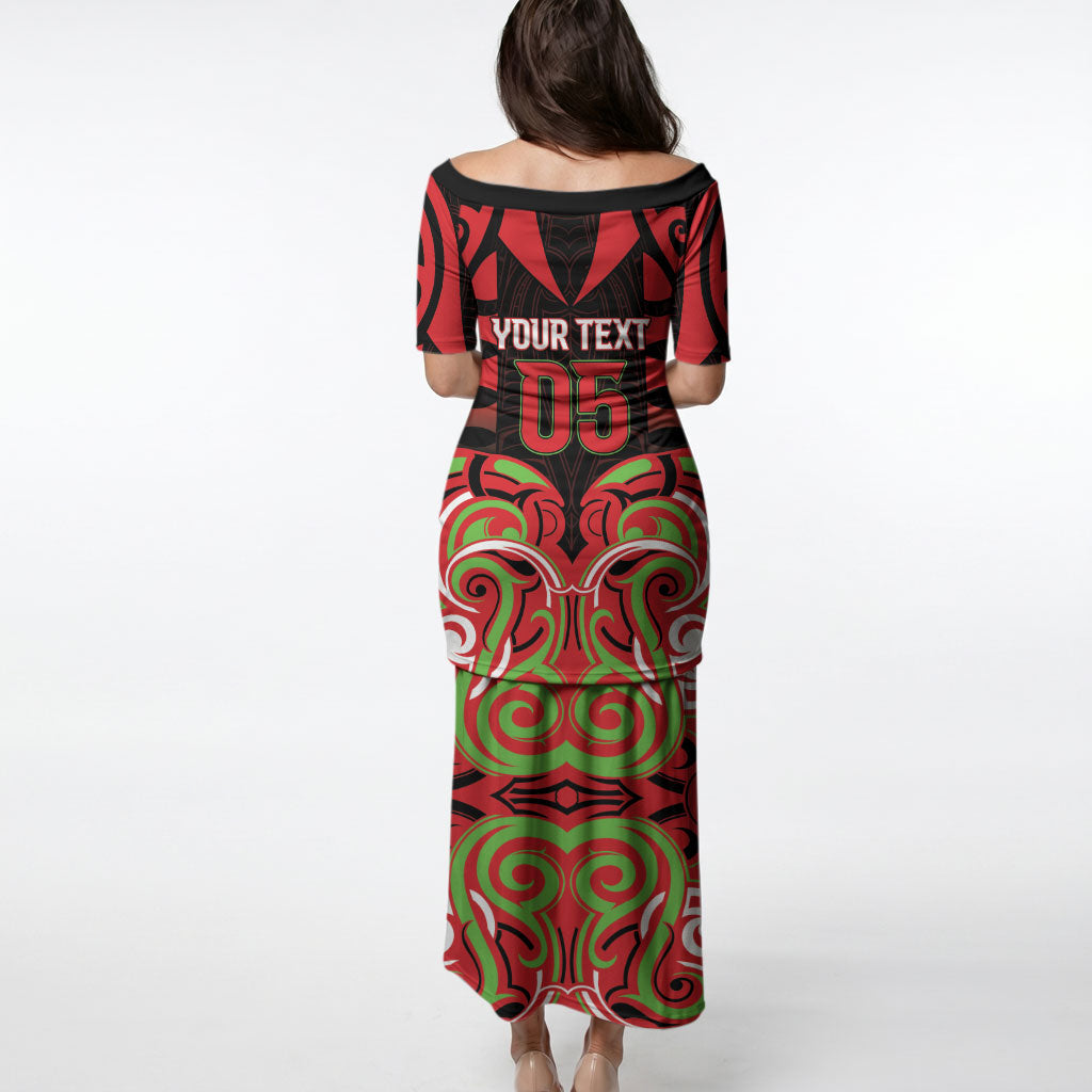 Custom Aotearoa Ngati Maru Puletasi New Zealand Traditional Maori Pattern DT05 - Polynesian Pride