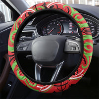 Aotearoa Ngati Maru Steering Wheel Cover New Zealand Traditional Maori Pattern DT05 - Polynesian Pride