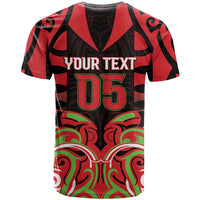 Custom Aotearoa Ngati Maru T Shirt New Zealand Traditional Maori Pattern DT05 - Polynesian Pride