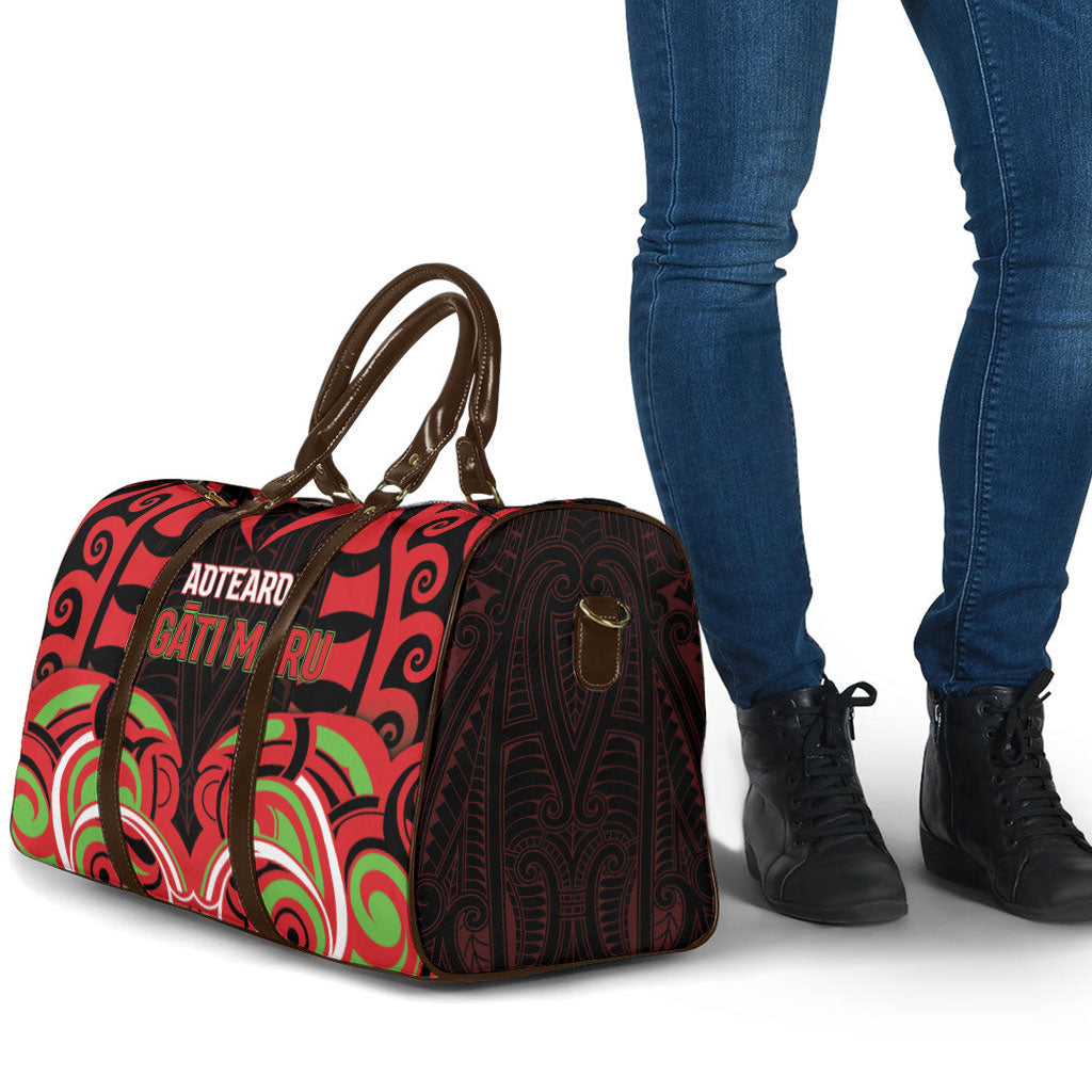 Aotearoa Ngati Maru Travel Bag New Zealand Traditional Maori Pattern DT05 - Polynesian Pride
