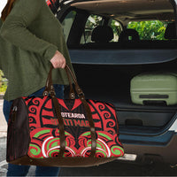 Aotearoa Ngati Maru Travel Bag New Zealand Traditional Maori Pattern DT05 - Polynesian Pride