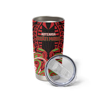 Custom Aotearoa Ngati Maru Tumbler Cup New Zealand Traditional Maori Pattern DT05 - Polynesian Pride