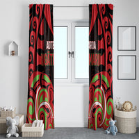 Aotearoa Ngati Maru Window Curtain New Zealand Traditional Maori Pattern DT05 - Polynesian Pride