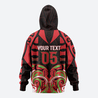 Custom Aotearoa Ngati Maru Zip Hoodie New Zealand Traditional Maori Pattern DT05 - Polynesian Pride