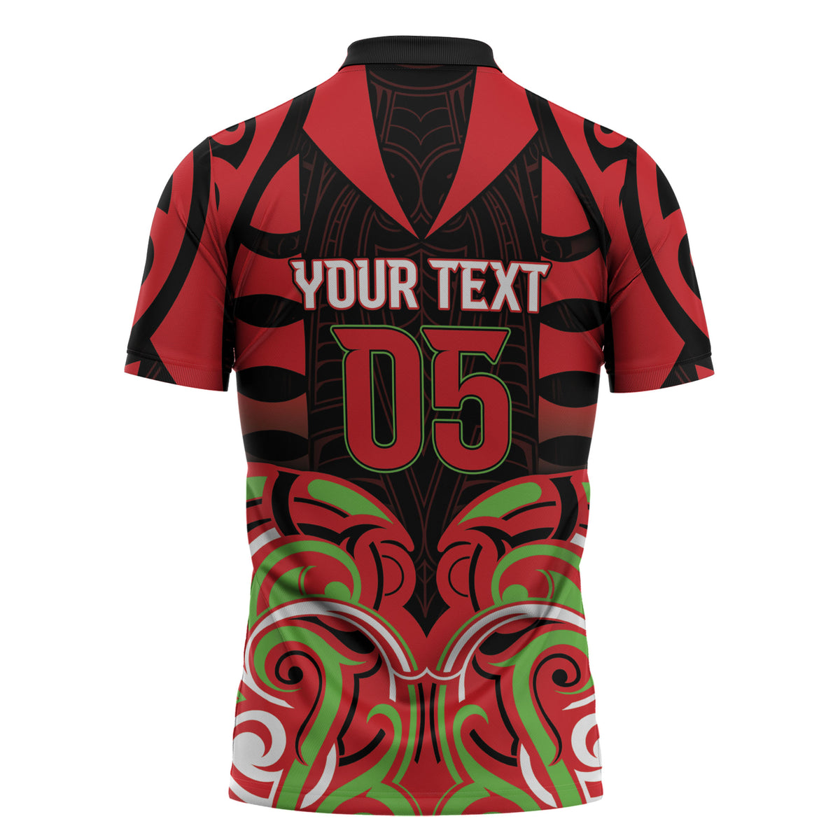 Custom Aotearoa Ngati Maru Zipper Polo Shirt New Zealand Traditional Maori Pattern DT05 - Polynesian Pride