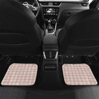 Beige Palaka Hawaiian And Japanese Car Mats Maneki Neko And Sakura Bloom DT05 Set 2pcs - Back Beige - Polynesian Pride
