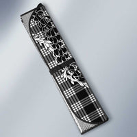 Black Hawaii Palaka Cowboy Turtle Auto Sun Shade Hawaiian Paniolo Puakenikeni Maile Lei
