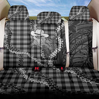 Black Hawaii Palaka Cowboy Turtle Back Car Seat Cover Hawaiian Paniolo Puakenikeni Maile Lei DT05 One Size Black - Polynesian Pride