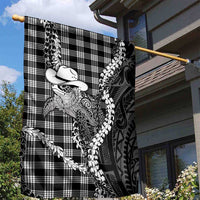 Black Hawaii Palaka Cowboy Turtle Garden Flag Hawaiian Paniolo Puakenikeni Maile Lei