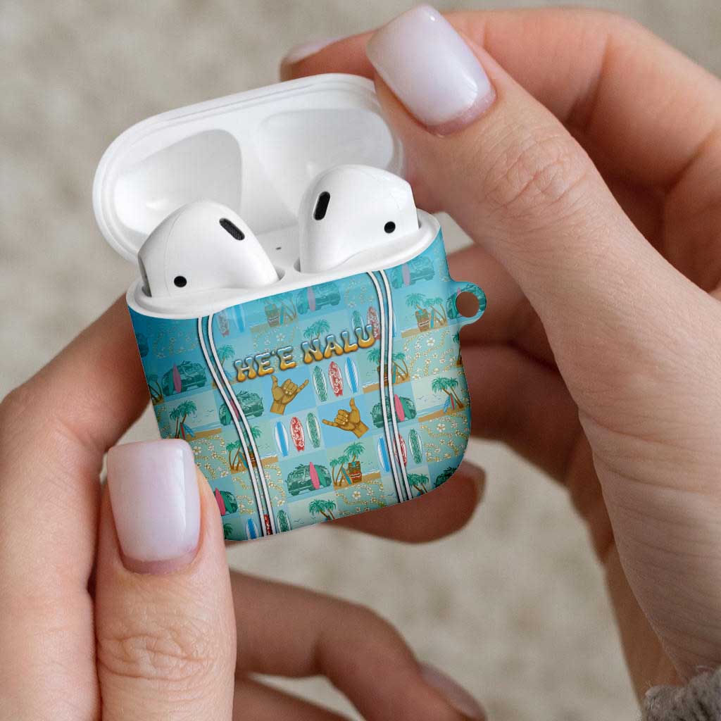 Hawaii Surfing AirPods Case He'e Nalu