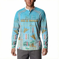 Custom Hawaii Surfing Button Sweatshirt He'e Nalu DT05 - Polynesian Pride