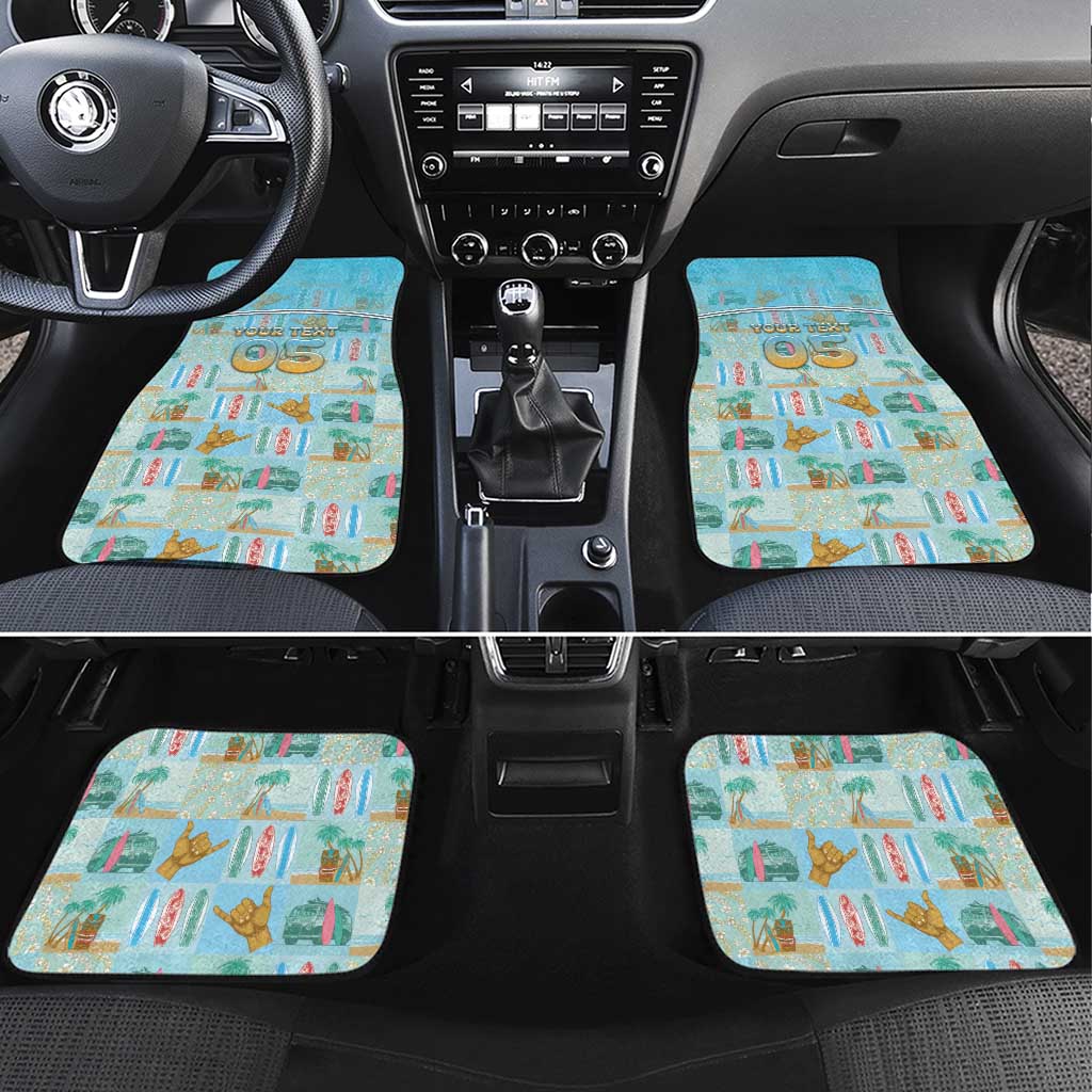 Custom Hawaii Surfing Car Mats He'e Nalu