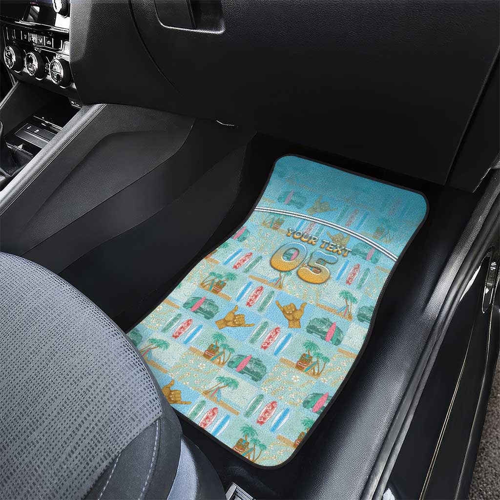 Custom Hawaii Surfing Car Mats He'e Nalu