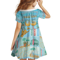 Custom Hawaii Surfing Family Matching Off Shoulder Maxi Dress and Hawaiian Shirt He'e Nalu DT05 - Polynesian Pride