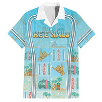 Custom Hawaii Surfing Hawaiian Shirt He'e Nalu DT05 Blue - Polynesian Pride