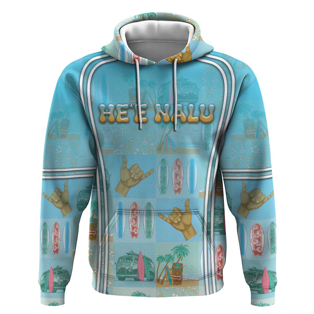 Custom Hawaii Surfing Hoodie He'e Nalu