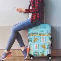 Hawaii Surfing Luggage Cover He'e Nalu
