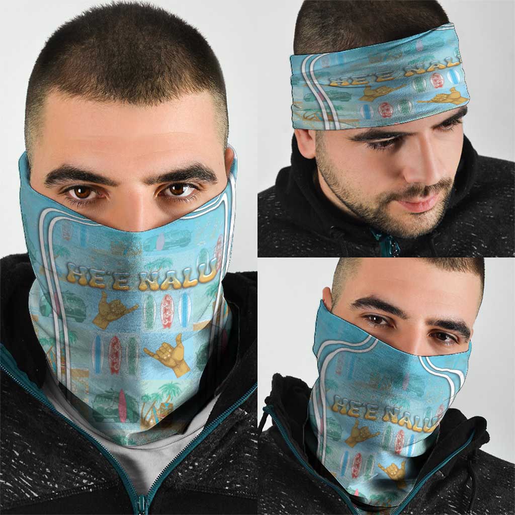 Hawaii Surfing Neck Gaiter He'e Nalu