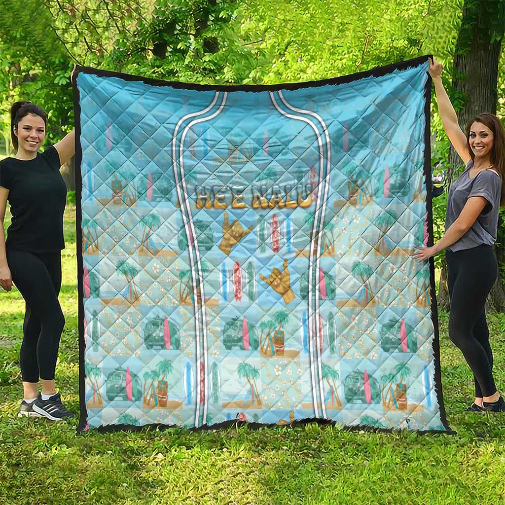 Hawaii Surfing Quilt He'e Nalu DT05 - Polynesian Pride
