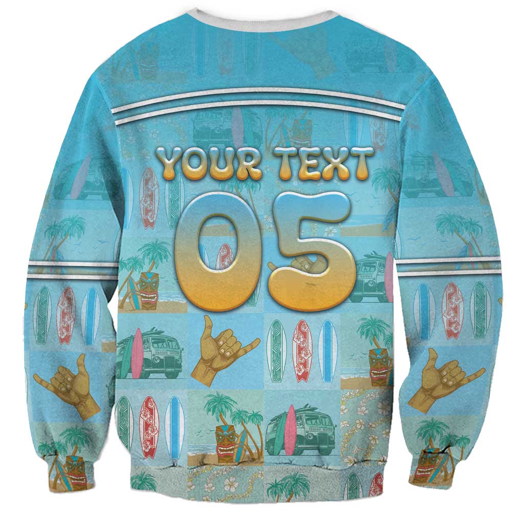 Custom Hawaii Surfing Sweatshirt He'e Nalu