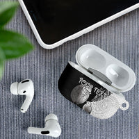 Personalised New Zealand Father's Day AirPods Case Papa Kiwi Bird Tribal Pattern DT05 - Polynesian Pride