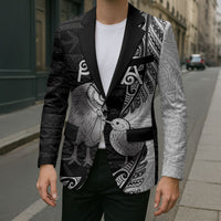 Personalised New Zealand Father's Day Blazer Papa Kiwi Bird Tribal Pattern DT05 - Polynesian Pride