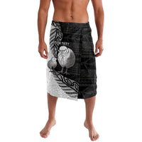 Personalised New Zealand Father's Day Lavalava Papa Kiwi Bird Tribal Pattern DT05 Black - Polynesian Pride