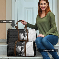 Personalised New Zealand Father's Day Travel Bag Papa Kiwi Bird Tribal Pattern DT05 - Polynesian Pride