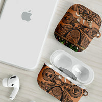 Polynesia Maui Tattoo Inspired AirPods Case Tropical Leaf Skirt Costume